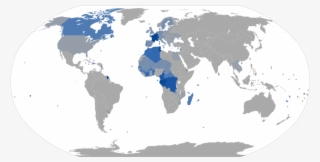 Geographical Distribution Of French Speakers #6916363