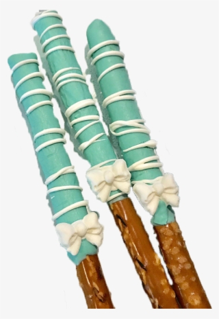 Tiffany Blue Teal White Rods With Bow #6920298