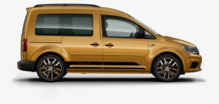 Vw Caddy Family In Der Farbe Sandstorm Yellow Im Profil #6922841