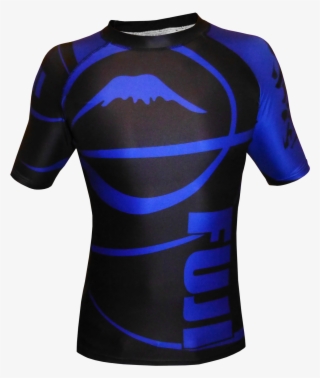 Fuji Sports Freestyle Ibjjf Ranked Rashguard Blue Short #6922938