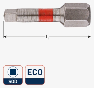 Eco Bit Sqd 25mm #6926439