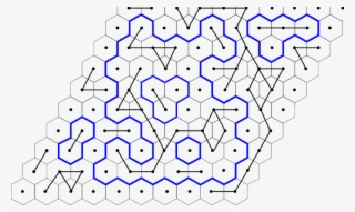 An O Loop Configuration On The Honeycomb Lattice, Together #6926440 An O Loop Configuration On The Honeycomb Lattice, Together #6926440