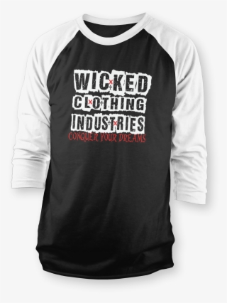 3/4 Sleeve/white/ Black /conquer Your Dreams #6927039