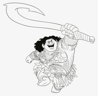 Maui Weapon Coloring Page Magical Fish Hook #6929219 Maui Weapon Coloring Page Magical Fish Hook #6929219