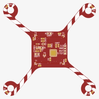 Candy Cane Themed Christmas Quadcopter #6929659 Candy Cane Themed Christmas Quadcopter #6929659