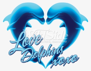 Blue Dolphins Love Xoxo Light/dark Garments Only #6929985