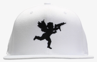 Cupid Black On White Snapback #6931186