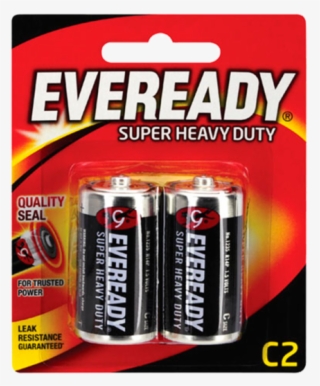 Eveready Super Heavy Duty C Battery 2 Pack #6932887