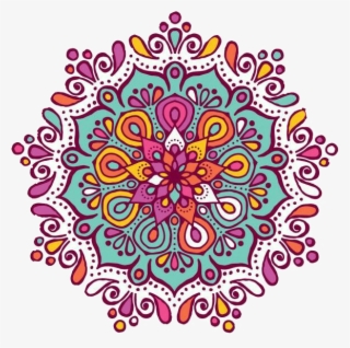 Mandala Colorful Emotions Stickers Beautiful Png Download #6933467