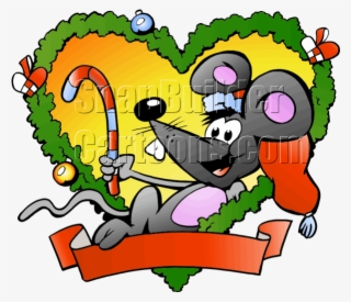 Candy Cane Heart Png #6934686