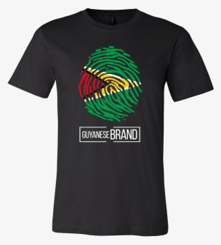 Guyana Guyanese Pride Flag Fingerprint Country T-shirt #6936457