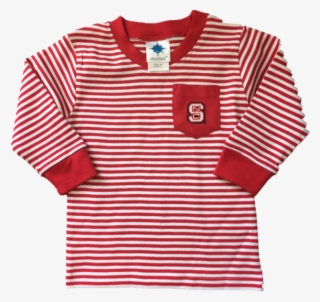 Nc State Wolfpack Red And White Stripe Long Sleeve #6937274