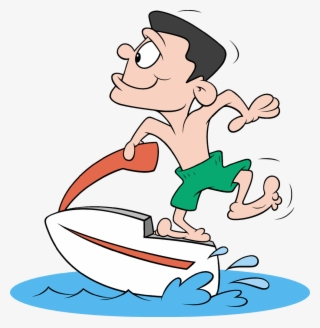 Jet Skiing Clipart #6938959