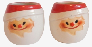 Two Holt Howard Santa Eggnog Cups Found At Www #6939745