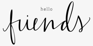 Digital Calligraphy Friends Word #6940969