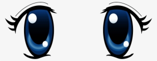 Ojos Azules Kawaii Png #6942064