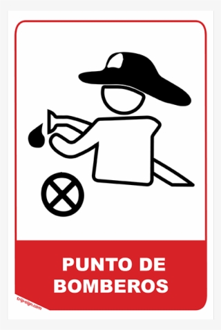 Aviso Senal Punto Bomberos Tripsign #6942154