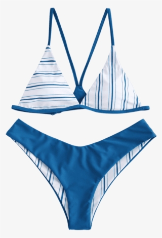 Y Zaful Back Bikini Set Striped S Ojos Azules Dq7qwt8r #6942431