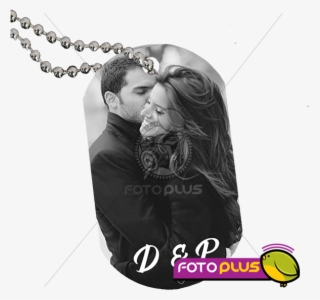 Placa Militar De Metal Para Sublimación Con Cadena #6943680