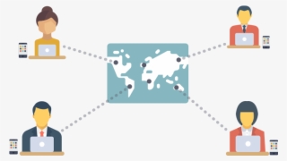 Trabajadores Remotos Conectados #6946339