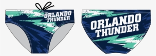 Orlando Thunder Custom Men's Swim & Water Polo Brief #6946787
