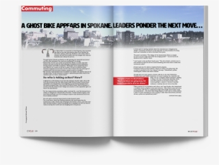 Magazine Mock Up With Cover And Title Spread #6947622