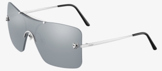 Gafas De Sol Panthère De Cartiermetal Gris, Acabado #6948652