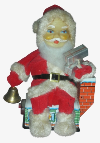 Vintage Battery Operated Santa Claus Christmas Toy #6948804
