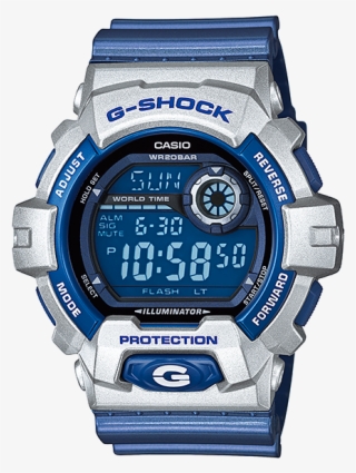 Reloj Casio G-shock G8900 Azul Con Plata #6952990
