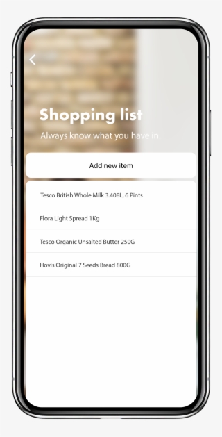 Iphonex Shopping-list #6954980