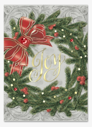 Joy Wreath Boxed Holiday Cards #6959085
