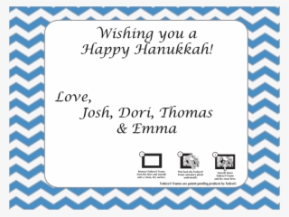 Fodeez Peel & Stick Hanukkah Card #6961744
