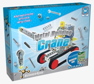 Metal Building Crane Educational Kit Front Side #6964258