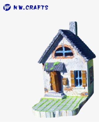 Miniature Fairy House Garden Resin Mini Country Cottage #6964592