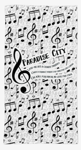 Toalha Paradise City De By Munizna #6965682