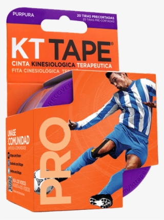Rollo Kt Tape Pro ® Morado 20 Cintas Precortadas #6967508
