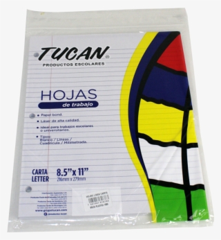 Hoja Bond Línea Carta Bolsa Plástica 100 Hojas #6968775