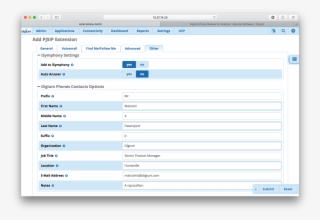 Also On The Other Tab, Under The Digium Phones Line #6974916