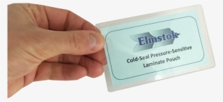 Self Seal Cold Luggage Tag With Slot Laminating Pouches #6975164