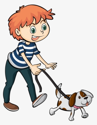 El Muchacho Camina El Perro #6975973
