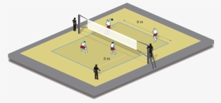 Terreno De Juego De Voley Playa #6976376