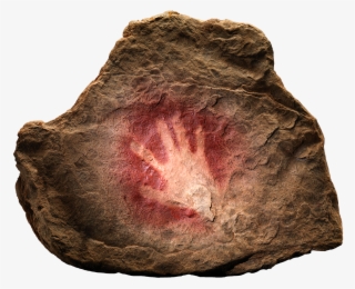 A Handprint On A Rock #6978067 A Handprint On A Rock #6978067