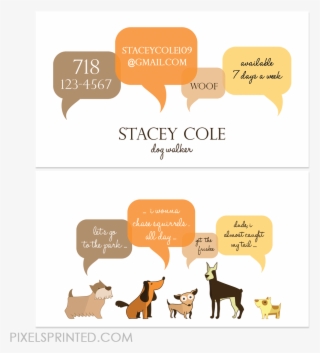 Dog Walker Cards, Dog Sitter Cards, Dog Sitting Cards, #6979779