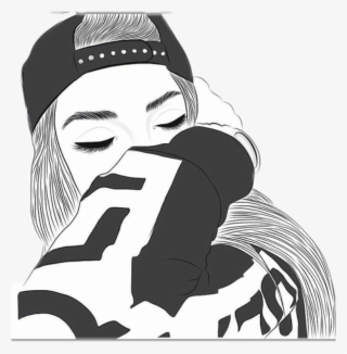 Tumblr Girl Drawing Popular #6980329