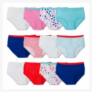 Girls' 12 Pack Assorted Color Brief Assorted Print #6980758