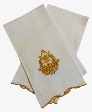 Linen Towels Guest Fingertip Vintage Marghab Madeira #6984044