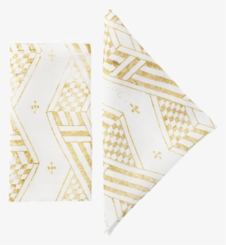 Hand-printed Linen Napkins, Set Of Four #6984888 Hand-printed Linen Napkins, Set Of Four #6984888