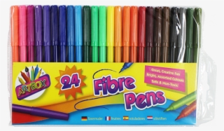 Fibre Tip Pens 24's In Hang Pack #6985432