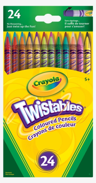 24 Twist Clrd Pencils Art #6985765