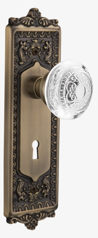 Crystal Egg & Dart Door Knob #6985837